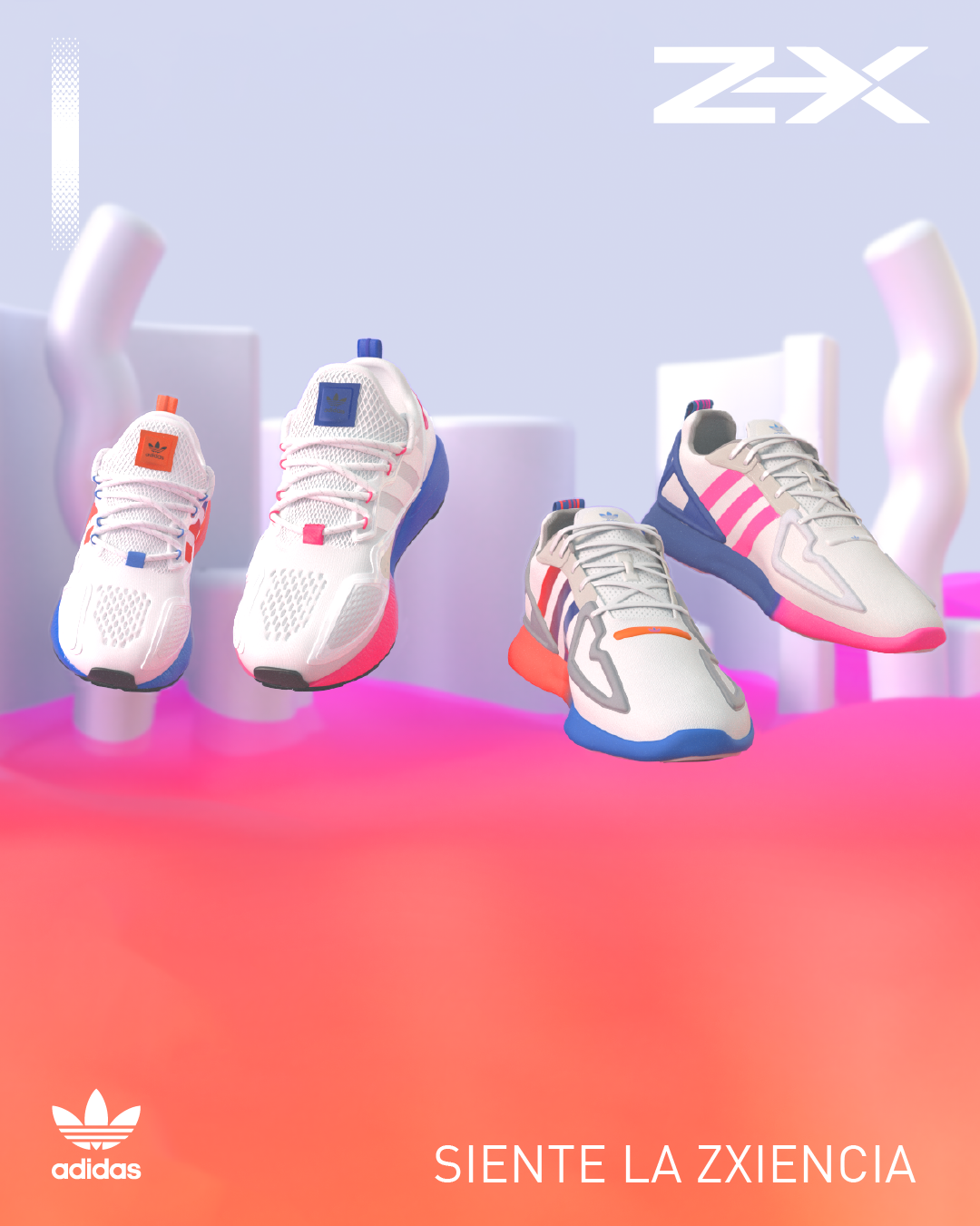 Adidas Originals lanza cuatro nuevas zapatillas ZX 2K para la