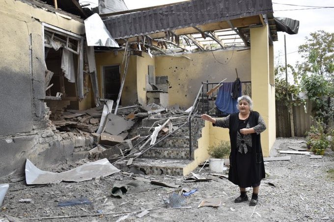 Azerbaiyán informa: 14 civiles muertos y 46 heridos tras ataques de FFAA de Armenia
