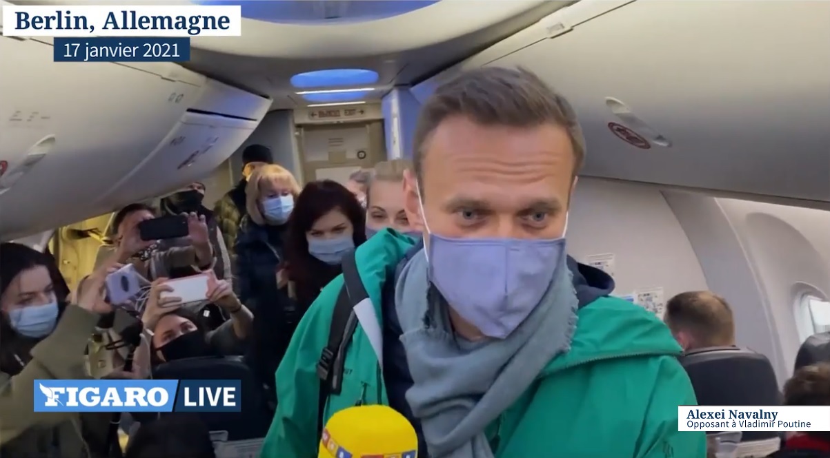 Opositor Navalni fue detenido al regresar a Rusia desde Alemania | Infogate