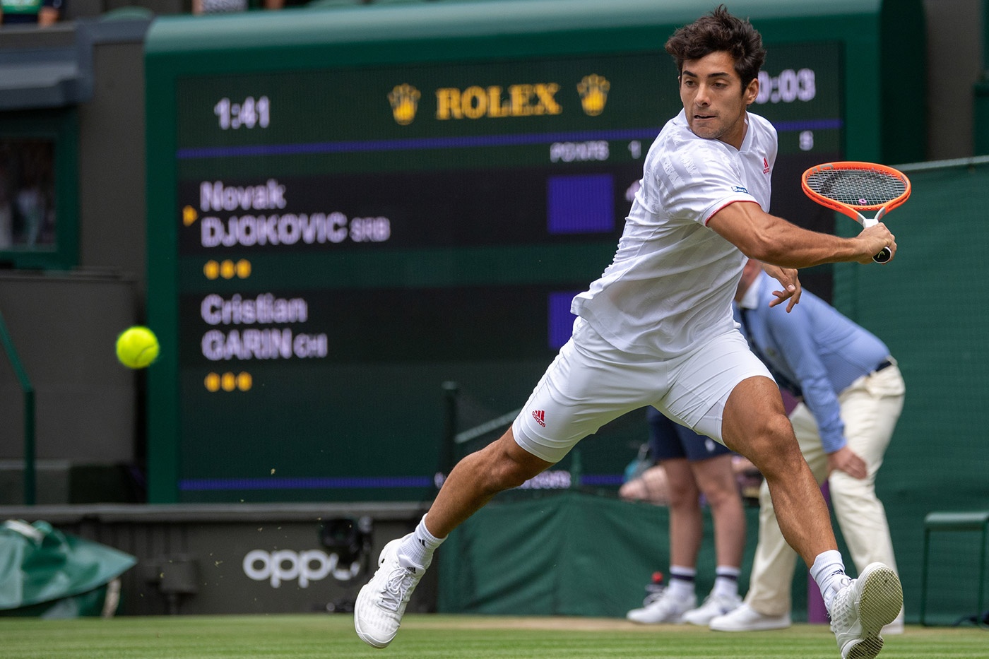 Garín no pudo con Djokovic y se despide de Wimbledon | Infogate