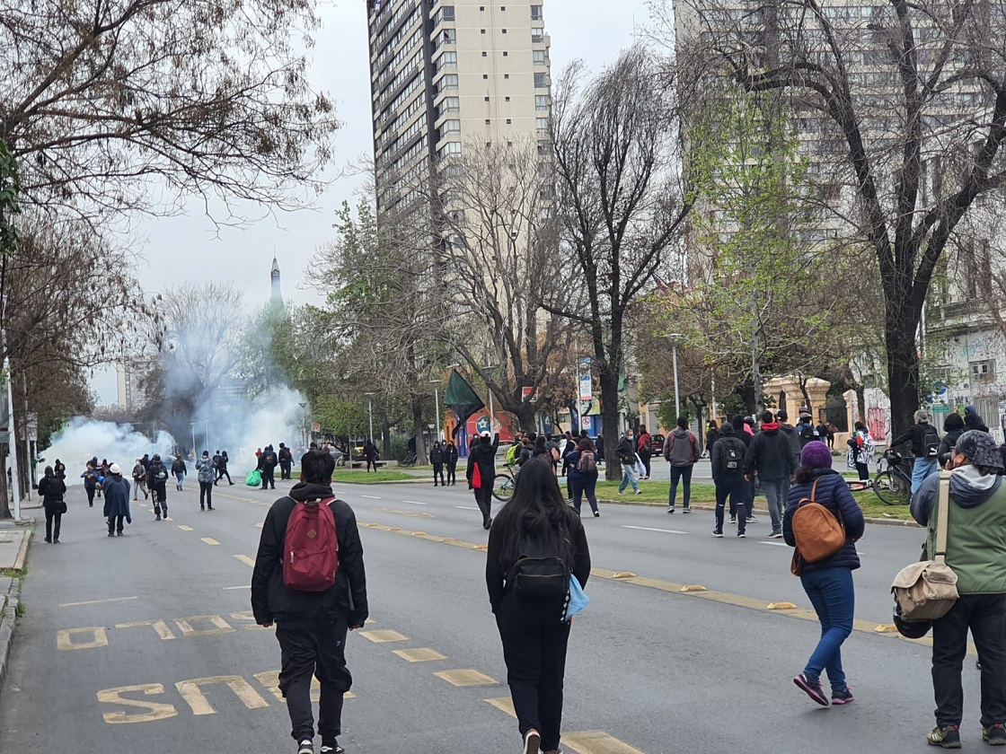 Se realizan manifestaciones en rechazo a la Parada Militar 2021 | Infogate