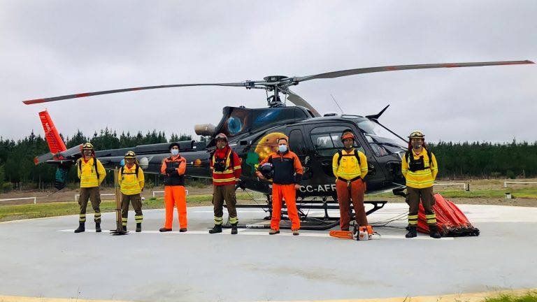 Flota de helicópteros privados en estado de alerta frente al complejo escenario de incendios forestales