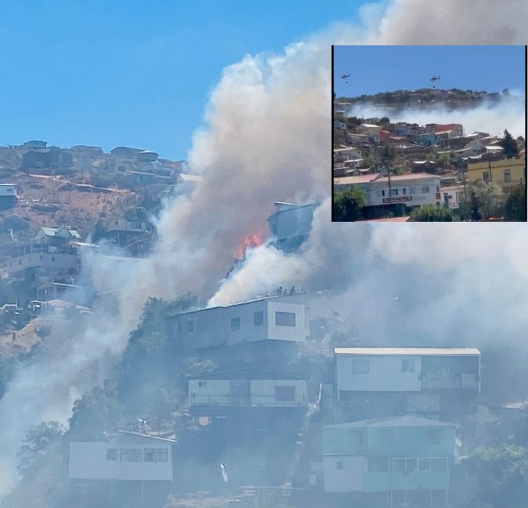 ACTUALIZADO: Alerta Roja para Valparaíso y para Las Cabras por incendios forestales