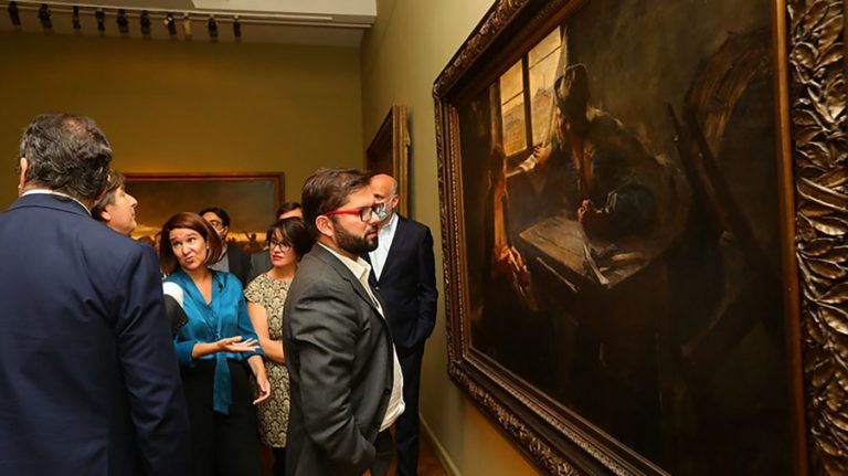 Pdte. Boric visitó el Bellas Artes de Buenos Aires: “Acercarse a la verdad desde el arte nos hace muy bien a quienes tenemos este tipo de responsabilidades”